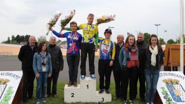 Championnat PDL de l'Omnium  Chteaubriant : Perret, Paillusson et Coquard 