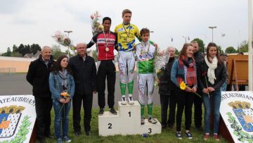 Championnat PDL de l'Omnium  Chteaubriant : Perret, Paillusson et Coquard 