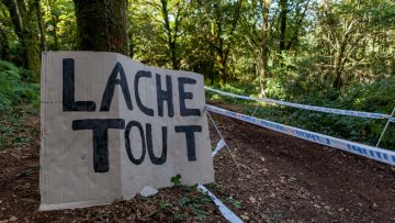 Descente  Gouzec : la manche pour Bresset 