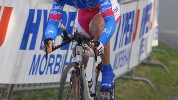 Prologue Bernard Hinault  Plumelec : Boulo au dpart 