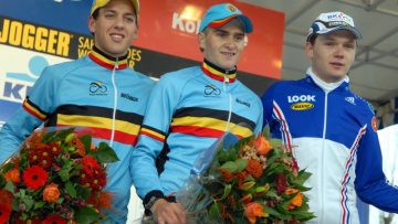 Arnaud Jouffroy sur le podium  Koksijde 