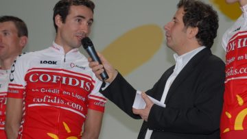 L'quipe Cofidis prsente  Paris 