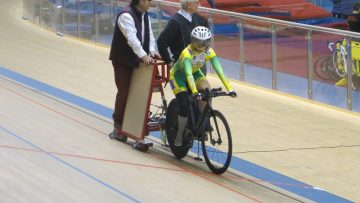 Katell Alenon mdaille d'argent au  France paracyclisme 