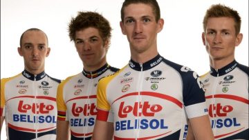 Le nouveau maillot de la Lotto-Belisol 