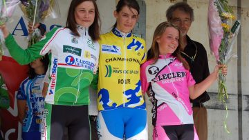 Championnat Pays de Loire Dames  Andign (49) : Beaumont, Fortin, Eraud et Briot titres 