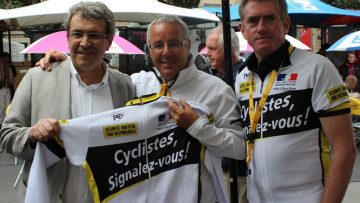 L'opration Scurit routire pour les cyclistes prsente sur le Tour de France