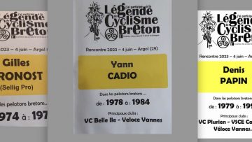 Argol le 4 juin 2023 les "Legendes" du cyclisme Breton 