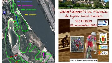 Huby et Loizeau au dpart du France Masters  Sisteron 