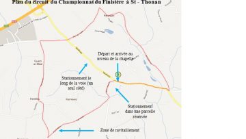 Championnat du Finistre 2me, 3me catgories et Juniors  Saint-Thonan jeudi    