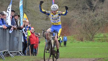 Cyclo-Cross de Quimper (29) : Le Corre devant Le Quau