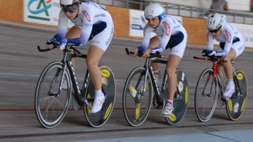 Les Bretonnes en finale de la poursuite par quipe Dames