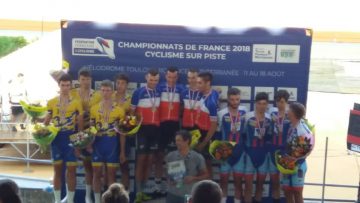 France piste : les juniors hommes Bretons en or sur la poursuite 