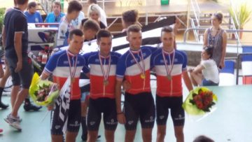 France piste : les juniors hommes Bretons en or sur la poursuite 