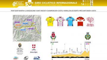 50 Giro Ciclisto Valle d'Aosta : Le Lavandier 20me du prologue