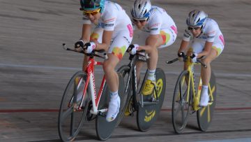 Les Bretonnes en finale de la poursuite par quipe Dames