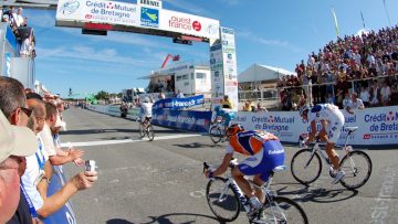 L'arrive du Grand Prix de Plouay vu sous un autre angle