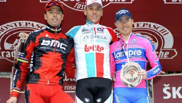 Gilbert s'impose sur la Strade Bianche