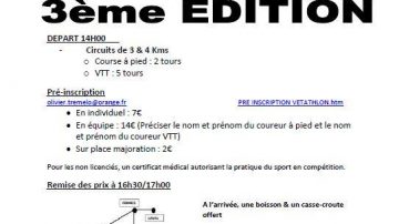 Vtathlon de La Chapelle de Brain (35) : Classements