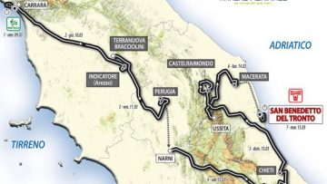 Deux contre-la-montre au programme de Tirreno-Adriatico