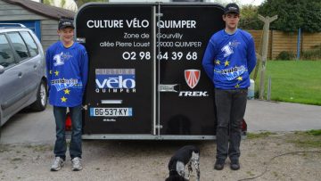 Les frres Coquen champions d’Europe en enduro VTT.