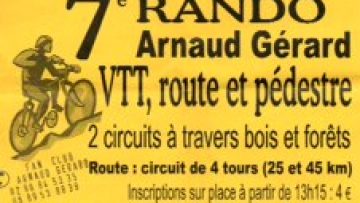 7e Rando Arnaud Grard le 5 novembre