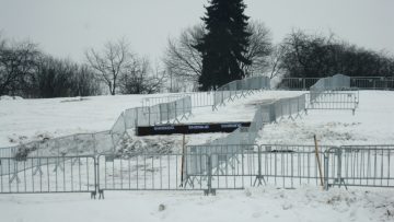 Le trac de Tabor sous la neige ! 