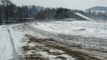 Le trac de Tabor sous la neige ! 