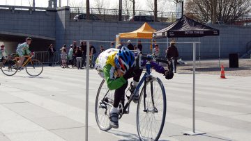L’cole de cyclisme du BIC 2000 en dmonstration  Brest 