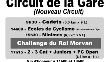 Le Challenge du Roi Morvan fait tape  Plouay le 10 juin