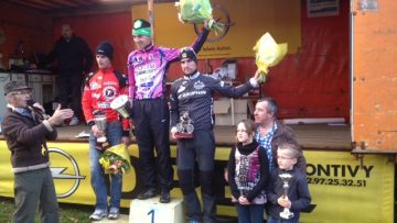 Cyclo-Cross de Melrand (56) : Corbihan devant Le Bouedec 