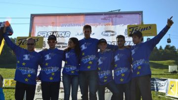 Les frres Coquen champions d’Europe en enduro VTT.