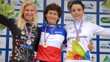 CLM Dames: Cordon championne de France Espoir/ Longo de nouveau titre.